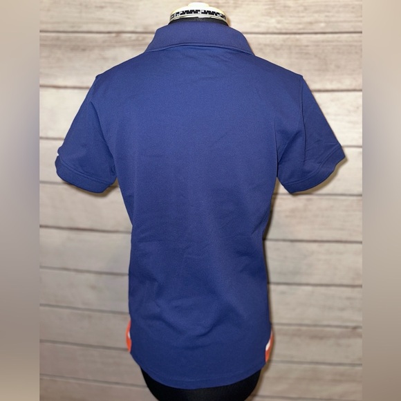 BMW Large Golfsport Blue Polo Shirt Pickleball Tennis Golf Summer Casual Preppy - Picture 3 of 4